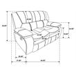 Pemberly Row 2-piece Transitional Fabric Upholstered Sofa Set in Red