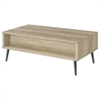 Pemberly Row 1-drawer Rectangular Engineered Wood Coffee Table Pine and Gray