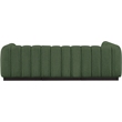 Pemberly Row 4-Piece Contemporary Fabric L-Shaped Modular Sectional in Green