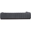 Pemberly Row 5-Piece Contemporary Fabric L-Shaped Modular Sectional in Dark Gray