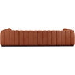 Pemberly Row 6-Piece Contemporary Fabric U-Shaped Modular Sectional in Orange