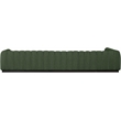 Pemberly Row 6-Piece Contemporary Fabric L-Shaped Modular Sectional in Green