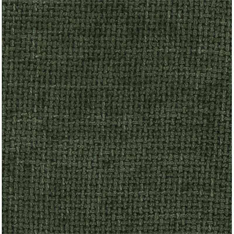 Pemberly Row 7-Piece L-Shaped Contemporary Fabric Modular Sectional in Green