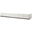 Pemberly Row 8-Piece L-Shaped Contemporary Fabric Modular Sectional in Cream