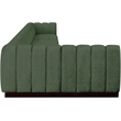 Pemberly Row 8-Piece L-Shaped Contemporary Fabric Modular Sectional in Green