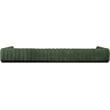 Pemberly Row 9-Piece U-Shaped Contemporary Fabric Modular Sectional in Green