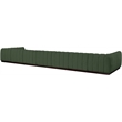 Pemberly Row 9-Piece U-Shaped Contemporary Fabric Modular Sectional in Green