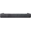 Pemberly Row 9-Piece U-Shaped Contemporary Fabric Modular Sectional in Dark Gray