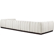 Pemberly Row 7-Piece U-Shaped Contemporary Fabric Modular Sectional in Cream