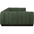 Pemberly Row 7-Piece U-Shaped Contemporary Fabric Modular Sectional in Green