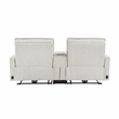 Pemberly Row Power Double Reclining Loveseat with Center Console in White