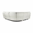 Pemberly Row 5-Piece Fabric Modular Power Reclining Sectional in White