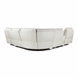Pemberly Row 6-Piece Fabric Modular Power Reclining Sectional in White