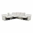 Pemberly Row 7-Piece Fabric Modular Power Reclining Sectional in White