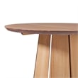 Pemberly Row Wood Pedestal Base Round Top Dining Table - 48 Inch - Cerused White
