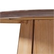 Pemberly Row Wood Pedestal Base Round Top Dining Table - 48 Inch - Cerused White