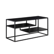 Pemberly Row Floating Wood Shelf TV Stand for TVs up to 43