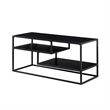 Pemberly Row Floating Wood Shelf TV Stand for TVs up to 43