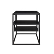 Pemberly Row Floating Wood Shelf TV Stand for TVs up to 43