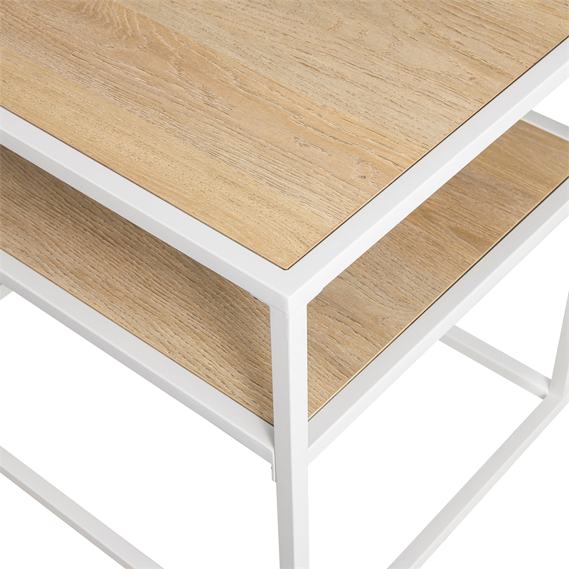 Pemberly Row Floating Wood Shelf TV Stand for TVs up to 43