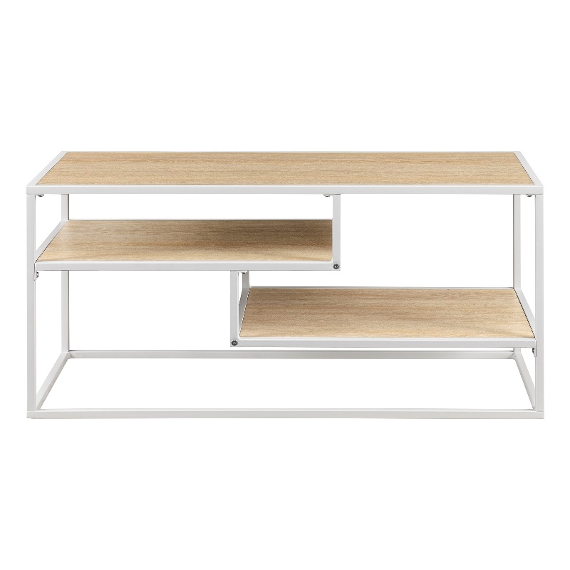 Pemberly Row Floating Wood Shelf TV Stand for TVs up to 43