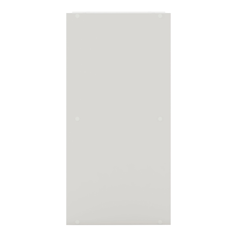 Pemberly Row Modern Stackable Wood 2-Cube Bookcase in White Finish