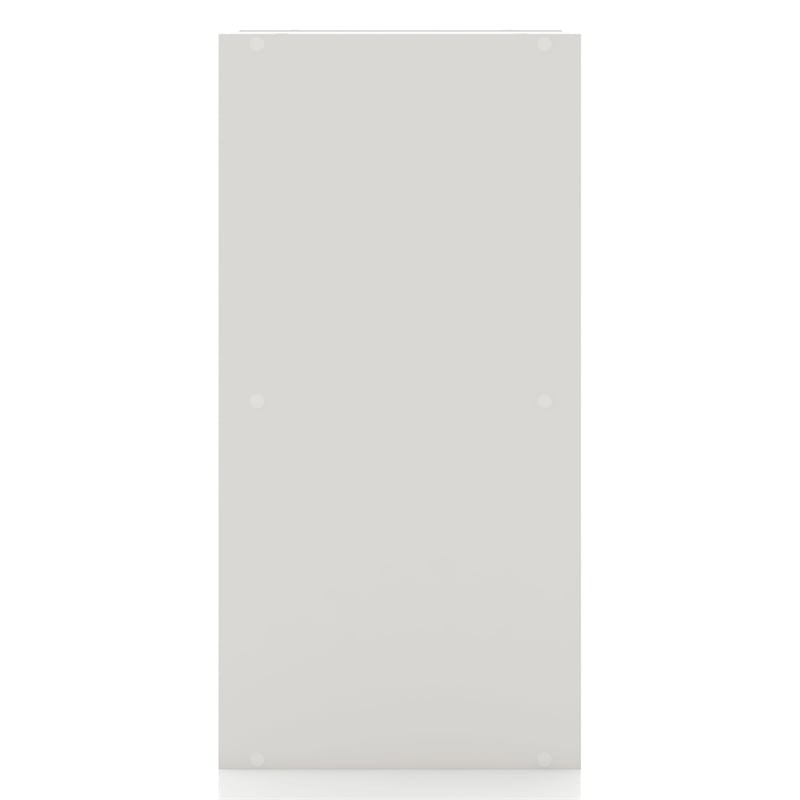 Pemberly Row Modern Stackable Wood 2-Cube Bookcase in White Finish