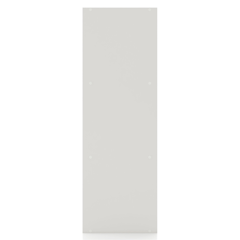 Pemberly Row Modern Stackable Wood 3-Cube Bookcase in White Finish