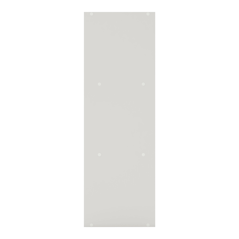 Pemberly Row Modern Stackable Wood 6-Cube Bookcase in White Finish