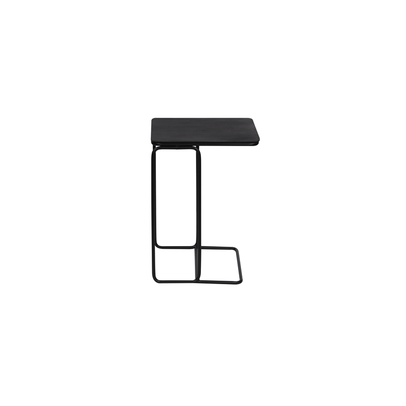 Pemberly Row Contemporary Nesting End Tables in Black Finish