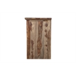 Pemberly Row Contemporary Solid Sheesham Wood Chest in Brown