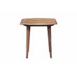 Pemberly Row Modern Solid Sheesham Wood End Table in Natural