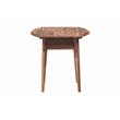 Pemberly Row Modern Solid Sheesham Wood End Table in Natural