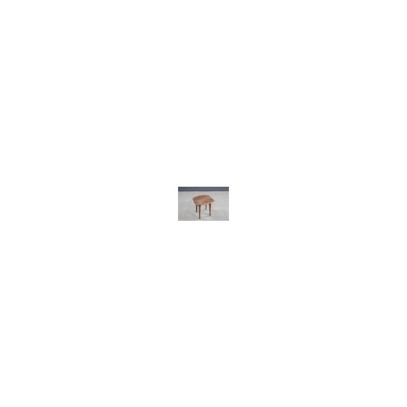 Pemberly Row Modern Solid Sheesham Wood End Table in Natural