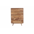 Pemberly Row Modern Solid Sheesham Wood Chest in Light Brown