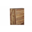 Pemberly Row Modern Solid Sheesham Wood Chest in Light Brown