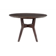 Pemberly Row Modern Solid Sheesham Wood Dining Table in Gray
