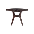 Pemberly Row Modern Solid Sheesham Wood Dining Table in Gray