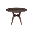Pemberly Row Modern Solid Sheesham Wood Dining Table in Gray