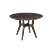 Pemberly Row Modern Solid Sheesham Wood Dining Table in Gray
