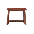 Pemberly Row Modern Solid Sheesham Wood End Table in Natural
