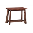 Pemberly Row Modern Solid Sheesham Wood End Table in Natural