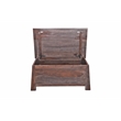 Pemberly Row Solid Sheesham Wood Trunk Coffee Table in Brown