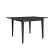 Pemberly Row Solid Wood Butterfly Ext. Counter Table in Gray