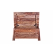 Pemberly Row Modern Solid Sheesham Wood Coffee Table in Brown