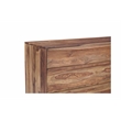 Pemberly Row Modern Solid Sheesham Wood Dresser in Light Brown