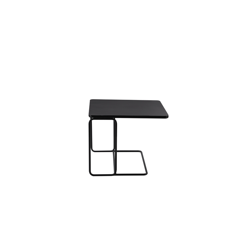 Pemberly Row Contemporary Nesting Coffee Tables in Black Finish