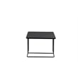 Pemberly Row Contemporary Nesting Coffee Tables in Black Finish