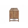 Pemberly Row Contemporary Solid Sheesham Wood TV Stand in Brown