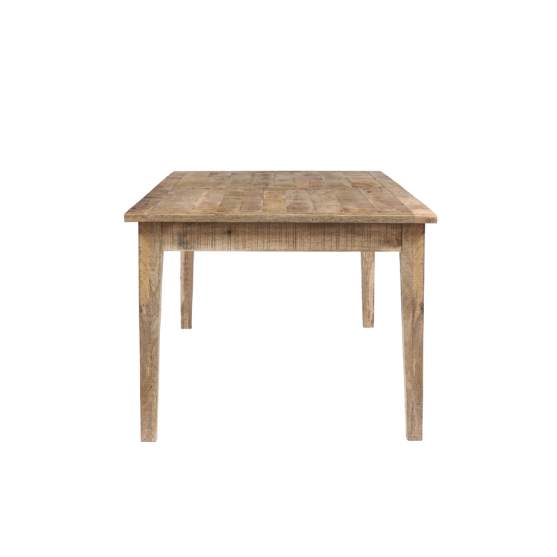Pemberly Row Traditional Solid Wood Dining Table in Brown Finish